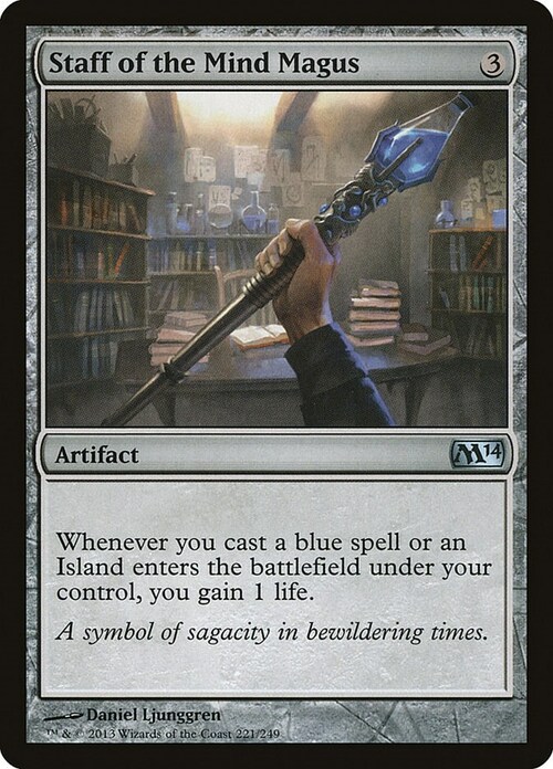 Staff of the Mind Magus Card Front