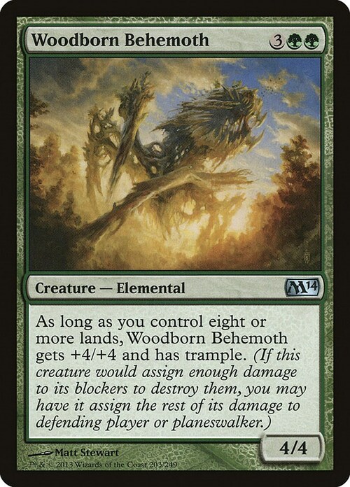 Woodborn Behemoth Card Front