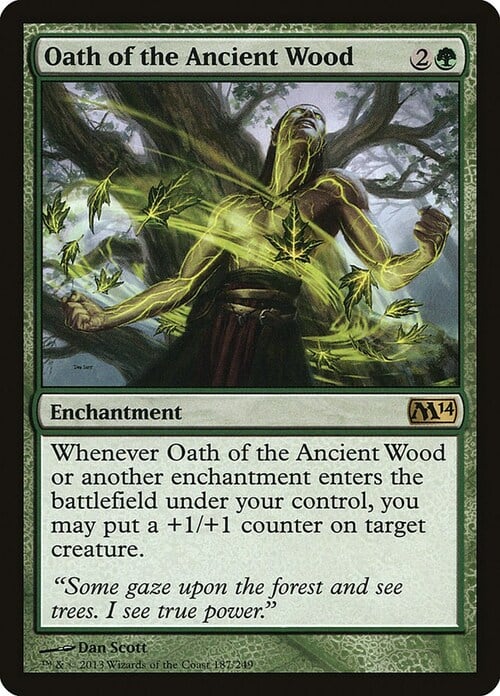 Oath of the Ancient Wood Card Front