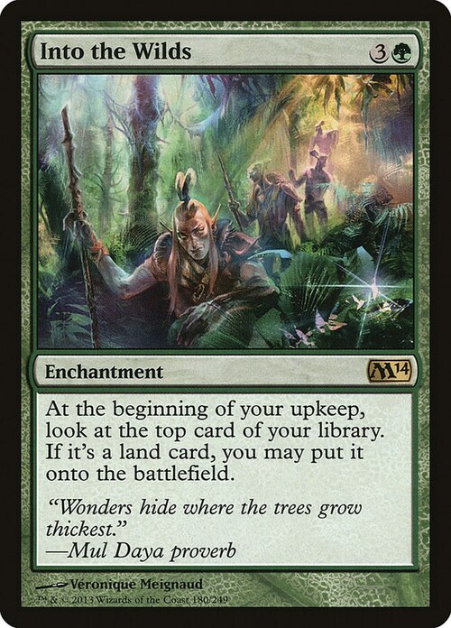 Into the Wilds Card Front