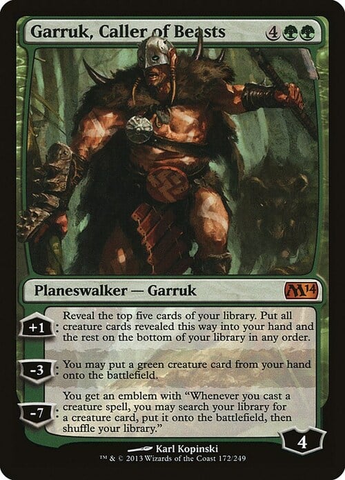 Garruk, llamador de bestias Frente