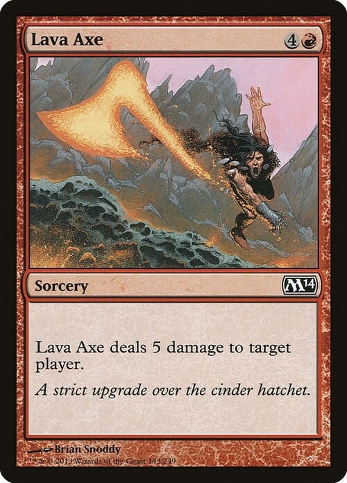 Lava Axe Card Front