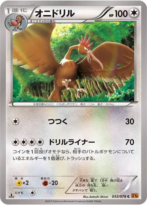 Fearow Card Front