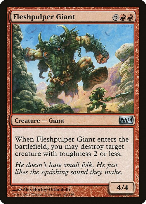 Fleshpulper Giant Card Front