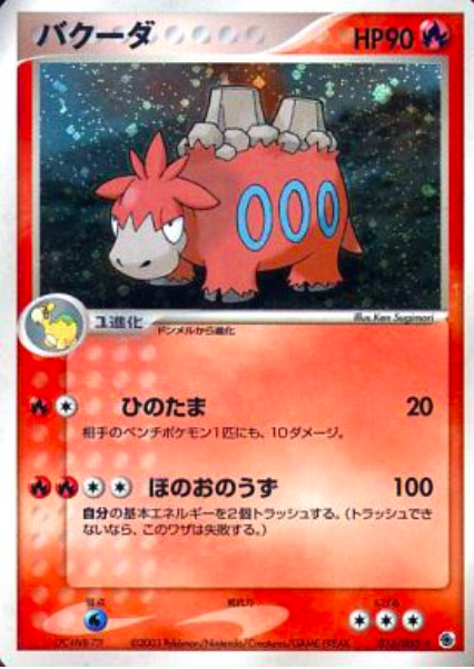 Camerupt Card Front
