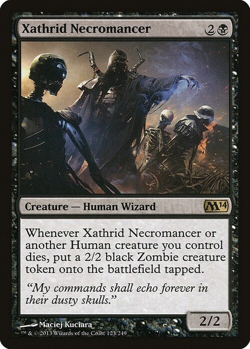 Xathrid Necromancer Card Front