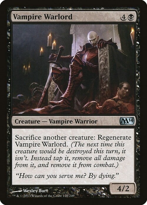 Vampire Warlord Card Front