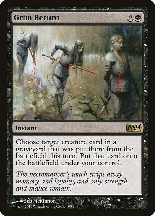 Grim Return Card Front