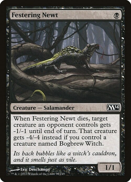 Festering Newt Card Front