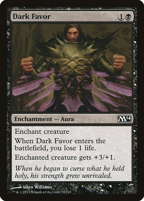 Dark Favor Card Front
