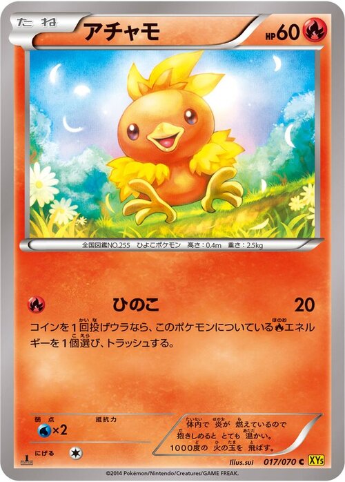 Torchic Card Front