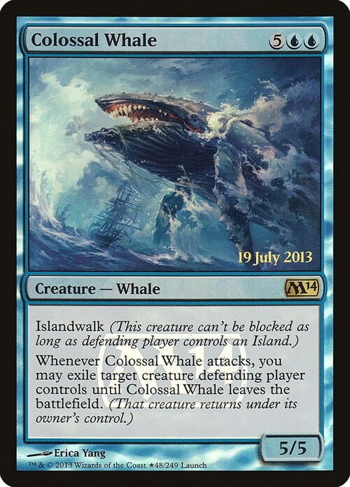 Colossal Whale Card Front