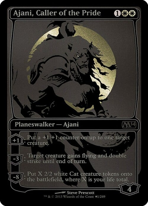 Ajani, Caller of the Pride Card Front