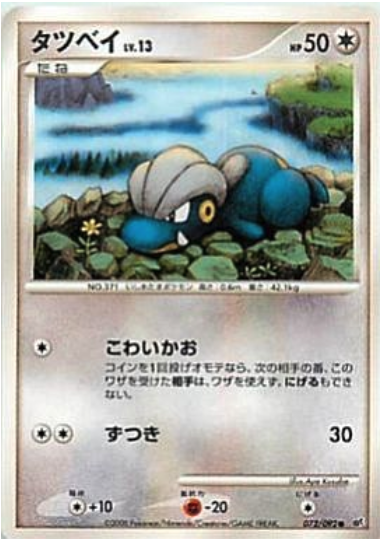 Bagon Lv.13 Card Front