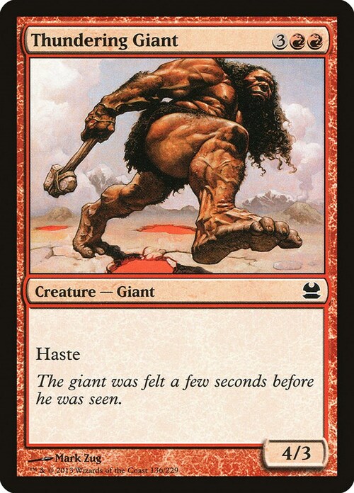 Thundering Giant Card Front