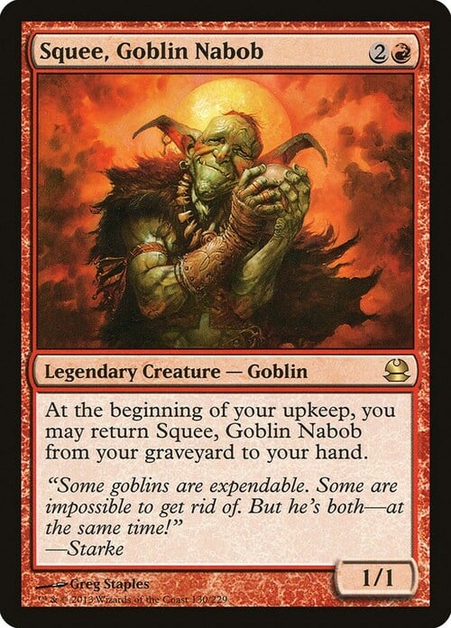 Squee, Goblin Nabob Card Front