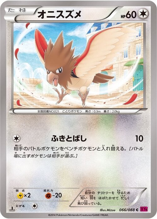 Spearow Card Front