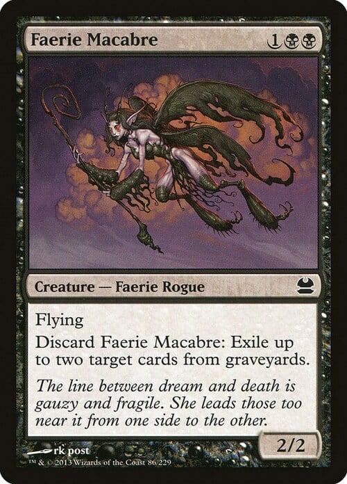 Faerie Macabre Card Front