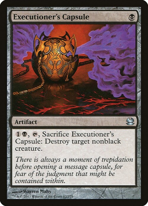 Executioner's Capsule Card Front