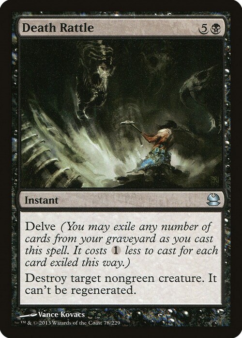 Death Rattle Card Front