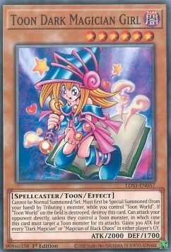 Ragazza Maga Nera Toon Card Front