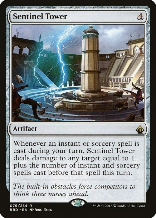 Sentinel Tower Card Front