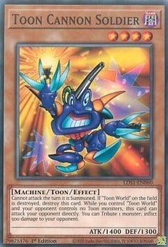 Toon Cannon Soldier Card Front