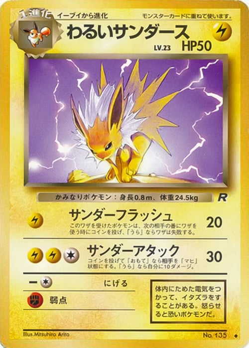 Dark Jolteon Lv.23 Card Front