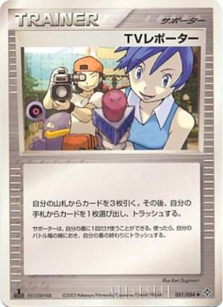 Reporter Televisivo Card Front