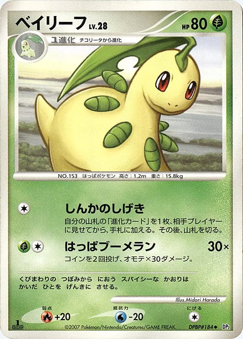 Bayleef Lv.28 Card Front