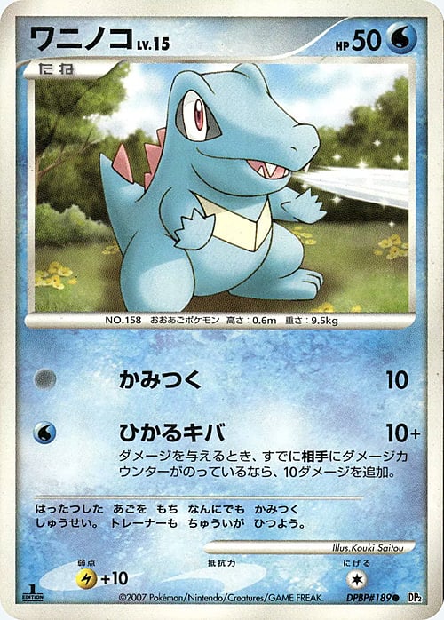 Totodile Lv.15 Card Front