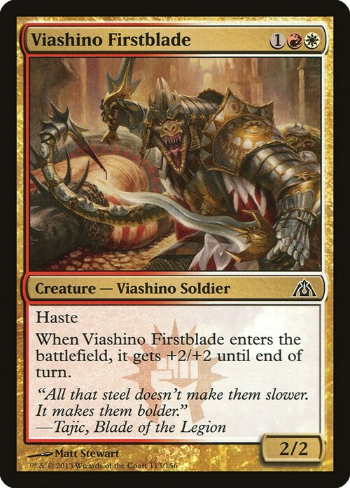 Viashino Firstblade Card Front