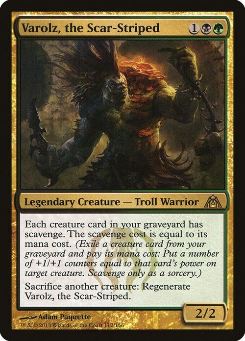 Varolz, the Scar-Striped Card Front