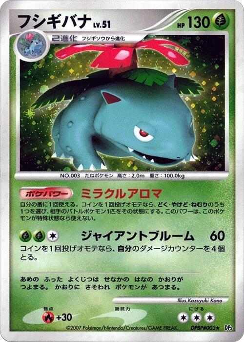 Venusaur LV.51 Card Front