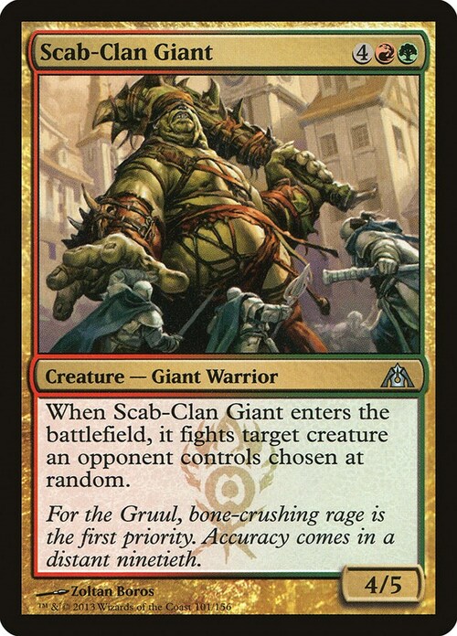 Scab-Clan Giant Card Front