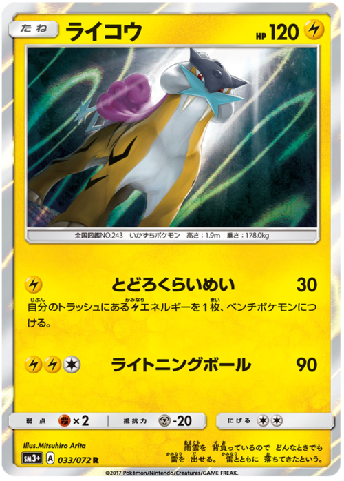 Raikou Card Front