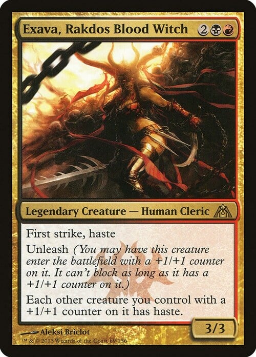 Exava, Rakdos Blood Witch Card Front