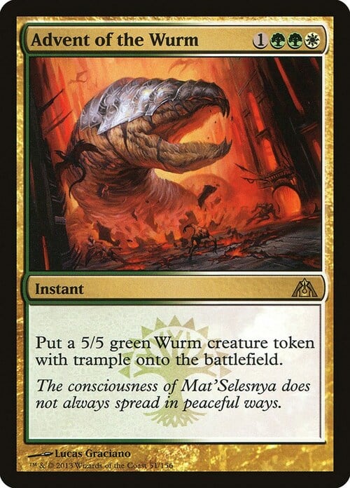 Advent of the Wurm Card Front