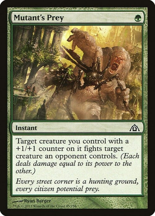Mutant's Prey Card Front