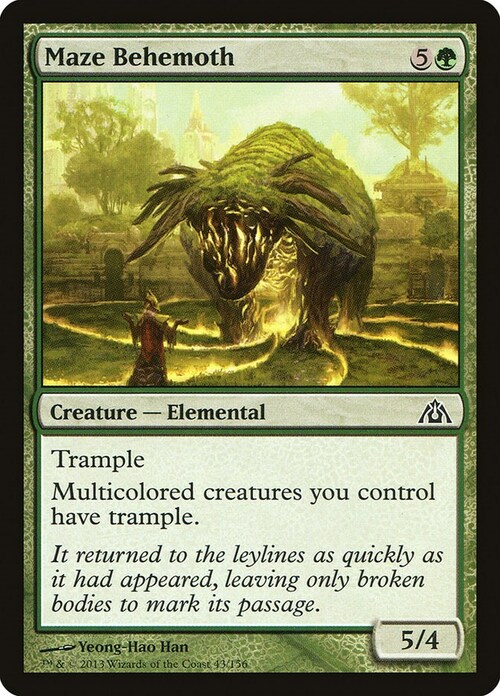 Maze Behemoth Card Front