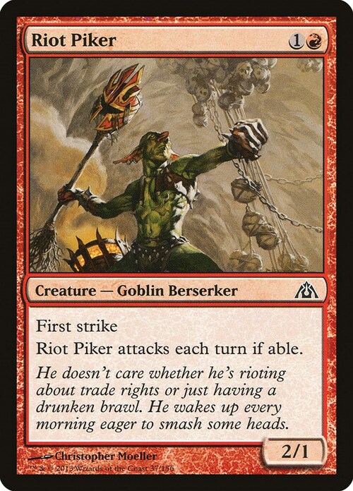 Riot Piker Card Front