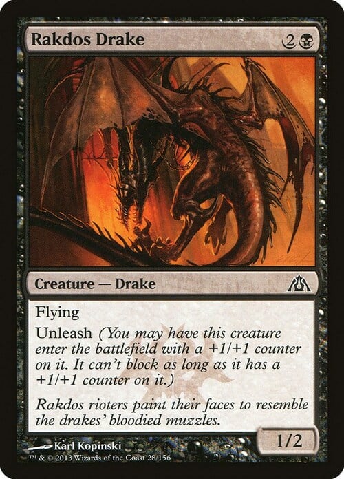 Rakdos Drake Card Front