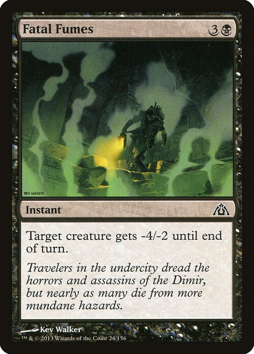 Fatal Fumes Card Front