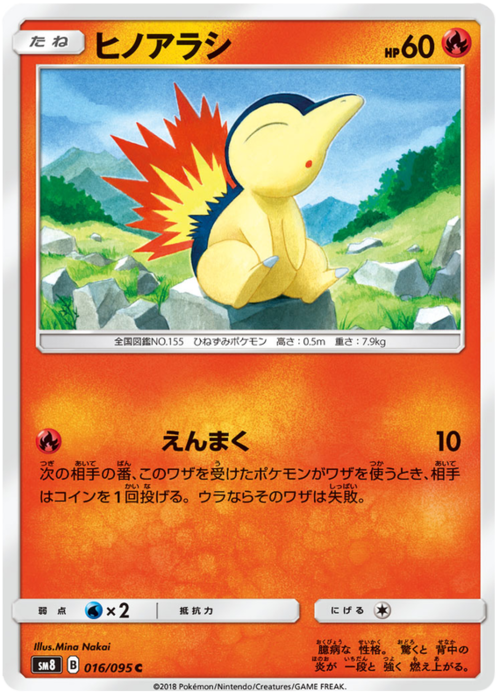 Cyndaquil Card Front