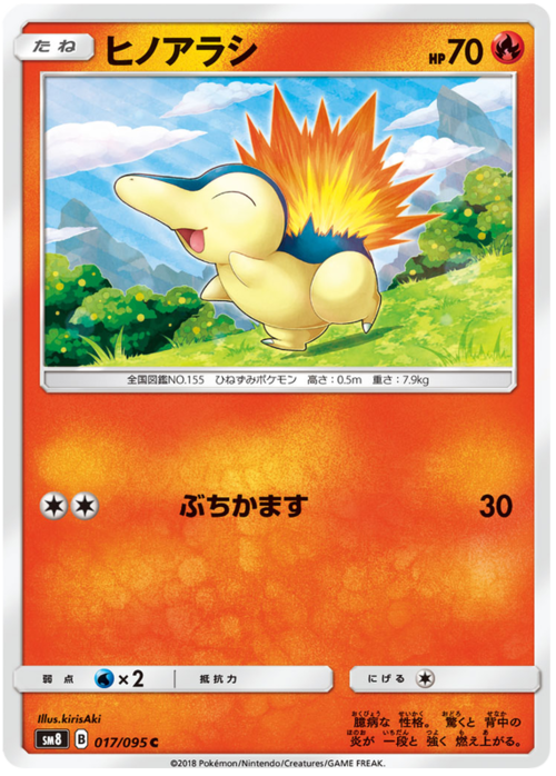 Cyndaquil Card Front