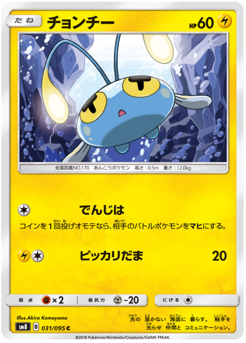 Chinchou Card Front