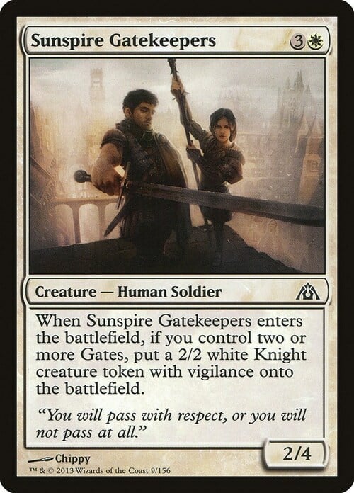 Sunspire Gatekeepers Card Front