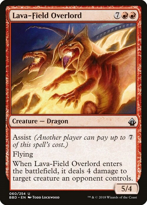 Lava-Field Overlord Card Front