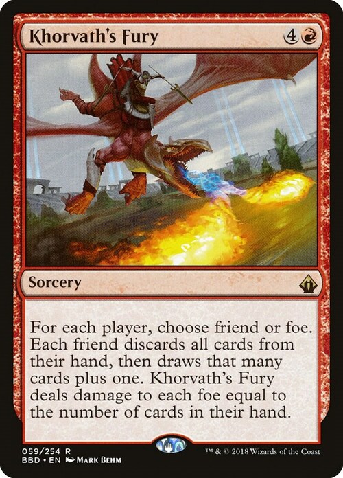 Khorvath's Fury Card Front