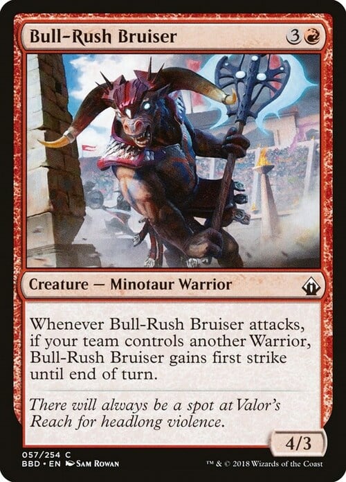 Bull-Rush Bruiser Card Front
